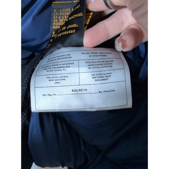 Vintage Eddie Bauer Ridgeline Goose Down Goretex Wool Jacket Mens L‎ - Picture 12 of 13